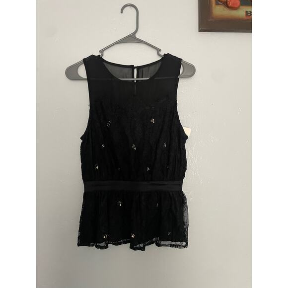 Lace Meadow Rue Blue By Anthropology Size Small - Picture 1 of 6